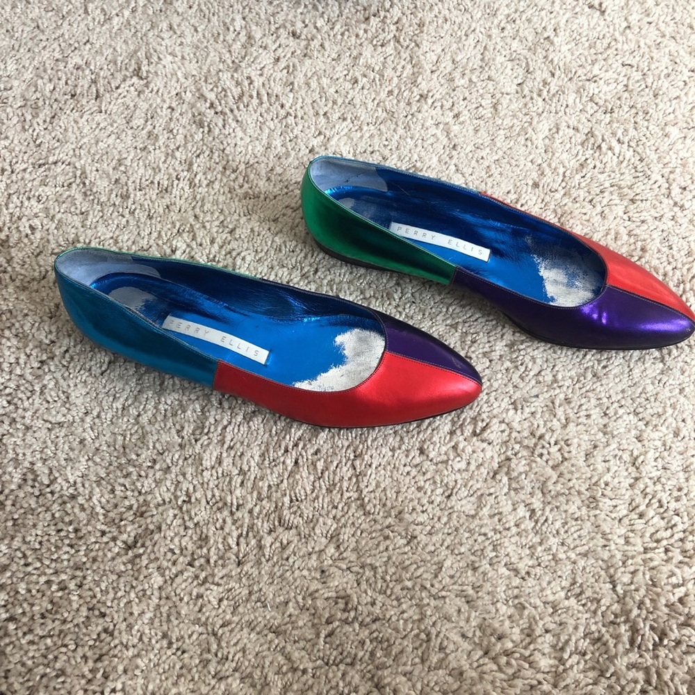 Perry Ellis Color Block Flats - image 1